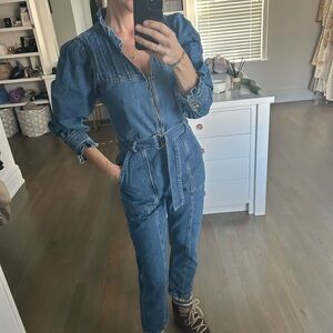 Donna Aida denim jumpsuit